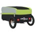 Remolque para bicicleta hierro negro y verde 30