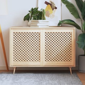 Puertas de armario entramado 2 uds madera pino 59,5x69