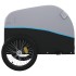 Remolque para bicicleta hierro negro y azul 45