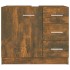 Mueble de lavabo madera contrachapada roble ahumado 63x30x54