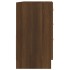 Mueble de lavabo madera contrachapada marrón roble 63x30x54