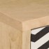 Mueble para la TV de madera de mango maciza 120x30x40