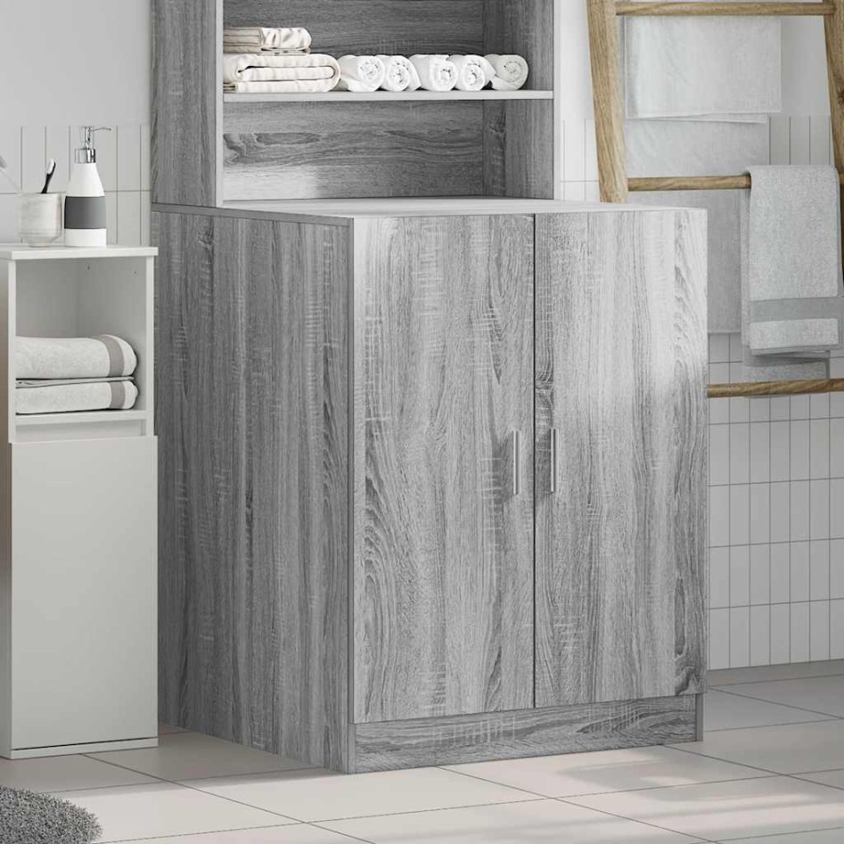 Armario de lavadora gris Sonoma 71x71,5x91,5