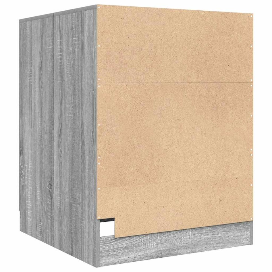 Armario de lavadora gris Sonoma 71x71,5x91,5