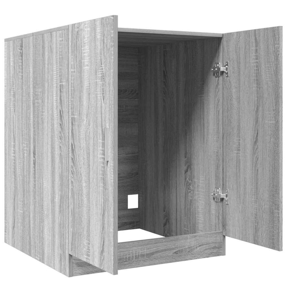 Armario de lavadora gris Sonoma 71x71,5x91,5