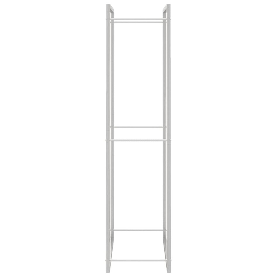 Estante para leña acero inoxidable 110x28x116