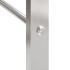 Estante para leña acero inoxidable 110x28x116