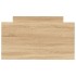 Estructura de cama sin colchón madera roble Sonoma 75x190