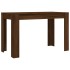Mesa de comedor madera de ingeniería marrón roble 120x60x76