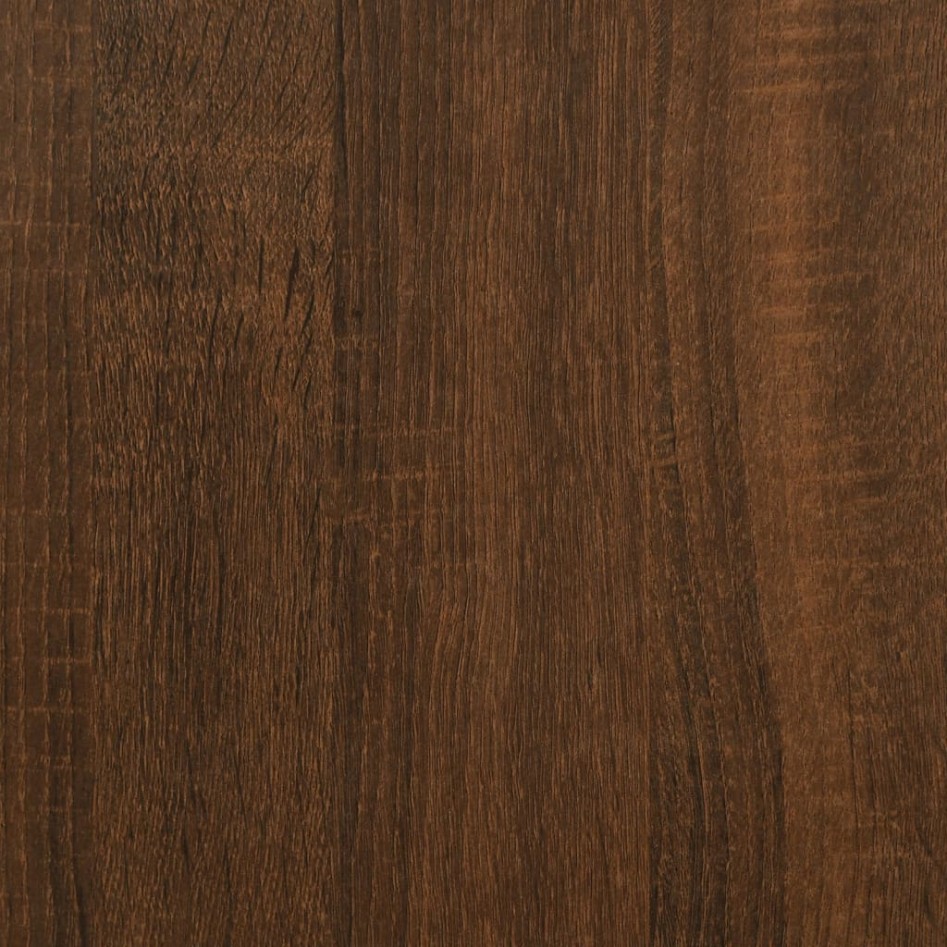 Mesa de comedor madera de ingeniería marrón roble 120x60x76