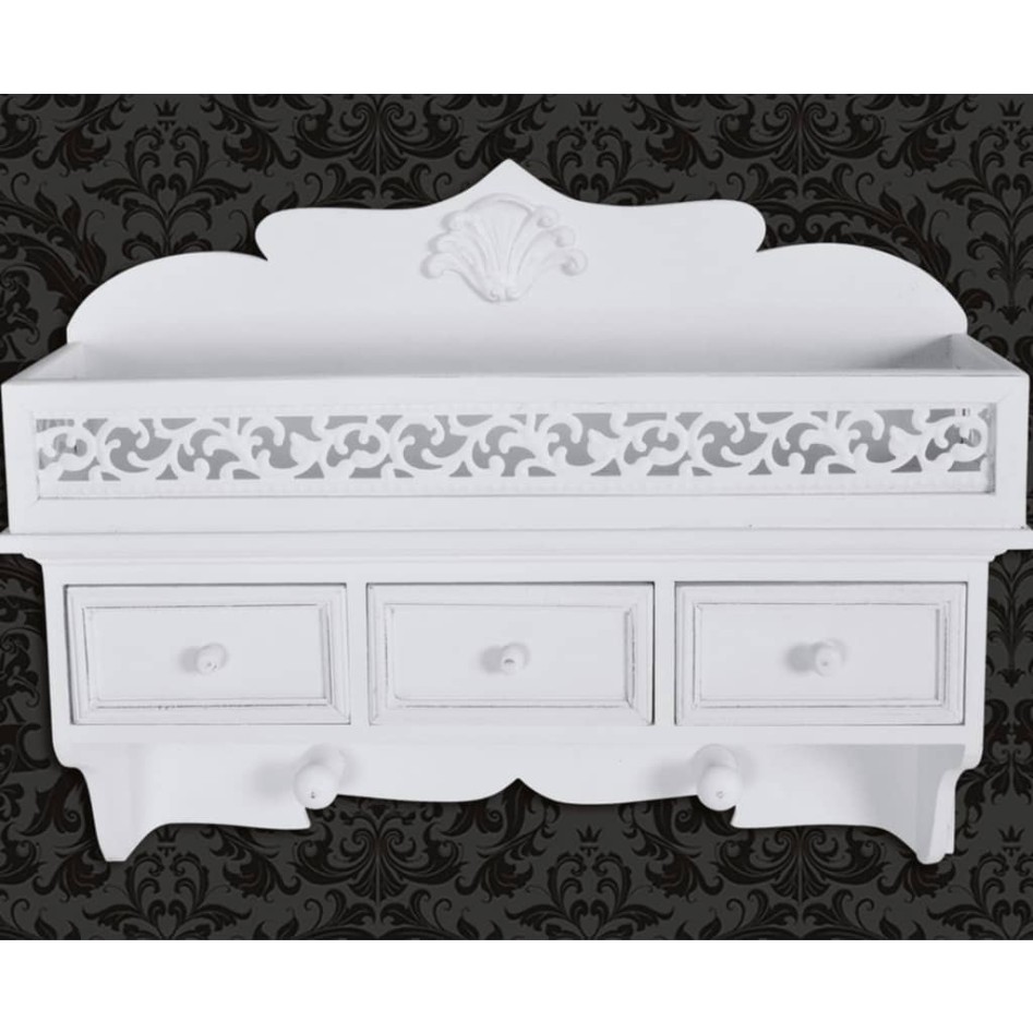 Estante de pared con 3 cajones 2