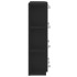 Mueble con espejo y LED negro 70x16,5x60
