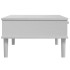 Mesa de centro SENJA aspecto ratán madera blanco 100x55x33