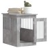 Jaula para perros madera ingeniería gris hormigón 45x62x59