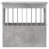 Jaula para perros madera ingeniería gris hormigón 45x62x59