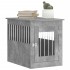 Jaula para perros madera ingeniería gris hormigón 55x75x65