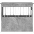 Jaula para perros madera ingeniería gris hormigón 55x75x65