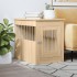 Jaula para perros madera de ingeniería roble Sonoma 55x80x68