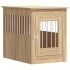 Jaula para perros madera de ingeniería roble Sonoma 55x80x68