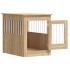 Jaula para perros madera de ingeniería roble Sonoma 55x80x68