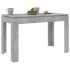 Mesa de comedor madera de ingeniería gris hormigón 120x60x76