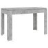 Mesa de comedor madera de ingeniería gris hormigón 120x60x76
