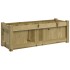 Jardinera de madera de pino impregnada 90x31x31