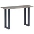 Mesa consola 115x35x76 cm madera maciza de acacia y hierro