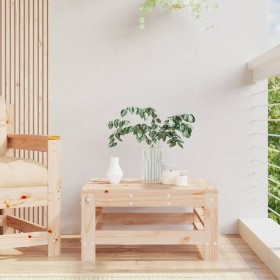 Taburete de jardín madera maciza de