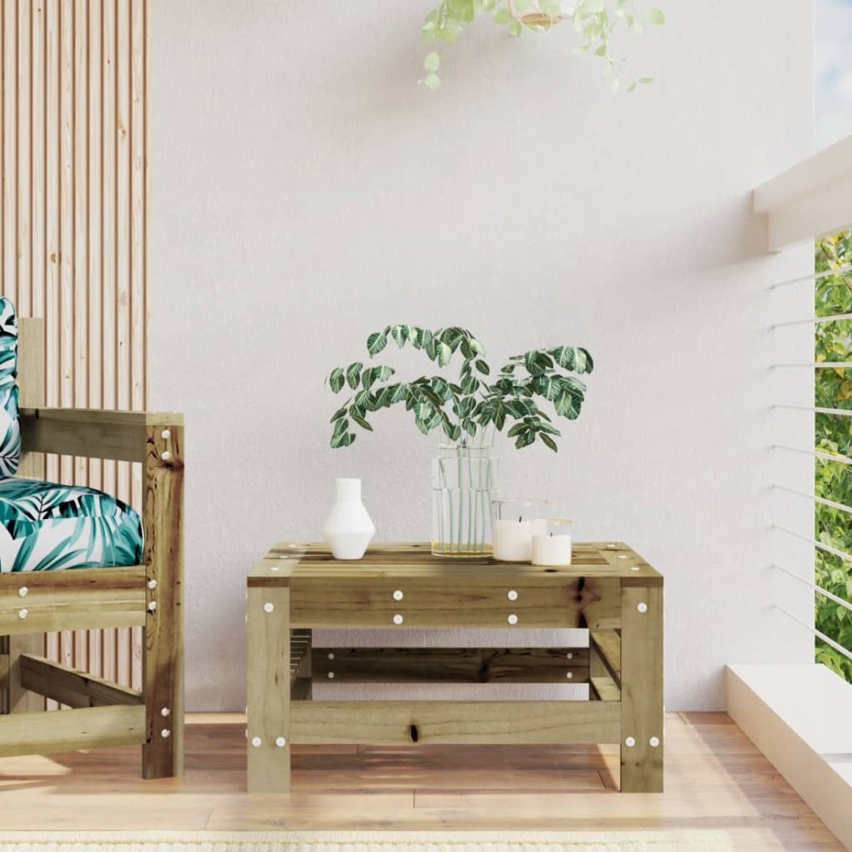 Taburete de jardín madera de pino