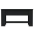 Mesa de centro madera de ingeniería negro 101x49x52