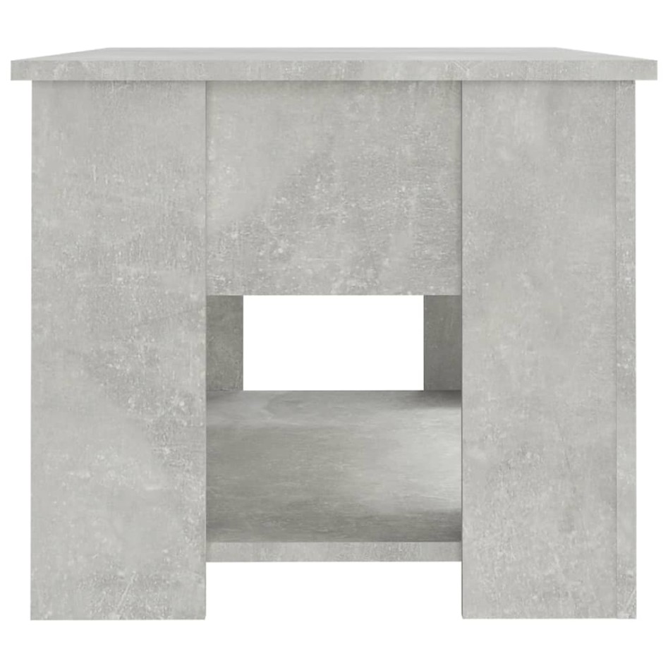 Mesa de centro madera de ingeniería gris hormigón 79x49x41