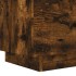 Mesita de noche con luces LED madera ingeniería roble