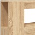 Cabecero LED madera ingeniería roble Sonoma 100x18,5x103,5