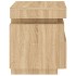 Mesita de noche con luces LED roble Sonoma 40x39x48,5