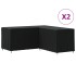 Cubiertas de sofá forma L 2 uds tela Oxford 420D 215x215x80