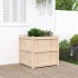 Jardinera de madera maciza de pino 70x70x70