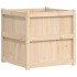 Jardinera de madera maciza de pino 70x70x70