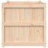 Jardinera de madera maciza de pino 70x70x70