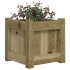 Jardineras de exterior 2 unidades madera impregnada de