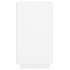 Aparador de madera contrachapada blanco 80x34x75