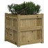 Jardinera madera maciza de pino impregnada 50x50x50