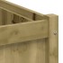 Jardinera madera maciza de pino impregnada 50x50x50