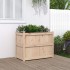 Jardinera de madera maciza de pino 90x50x70