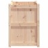 Jardinera de madera maciza de pino 90x50x70