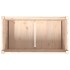 Jardinera de madera maciza de pino 90x50x70