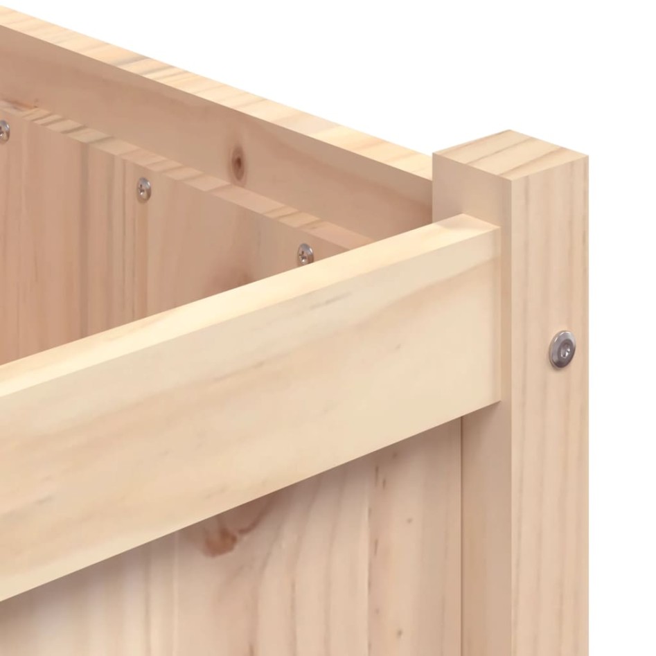 Jardinera de madera maciza de pino 90x50x70