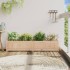 Jardinera de madera maciza de pino 150x31x31
