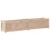 Jardinera de madera maciza de pino 150x31x31