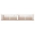 Jardinera de madera maciza de pino blanca 150x31x31